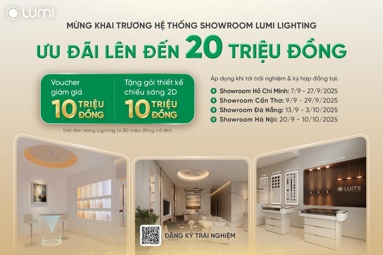 Khai trương hệ thống showroom Lumi Lighting, trải nghiệm chiếu sáng thông minh, chuẩn khoa học- Ảnh 5. Khai trương hệ thống showroom Lumi Lighting, trải nghiệm chiếu sáng thông minh, chuẩn khoa học- Ảnh 5.