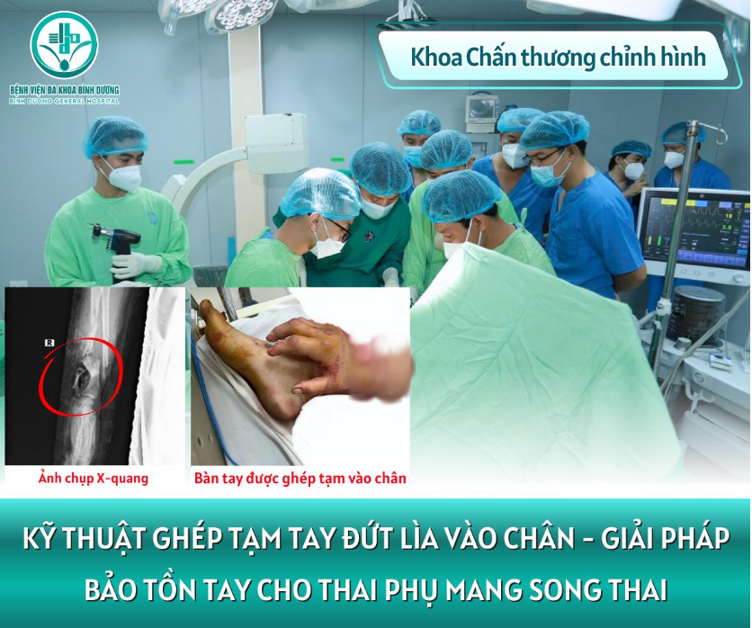 Kỳ tích y học: Bác sĩ cấy bàn tay phải vào cẳng chân thai phụ, "giữ lại tay để em được ôm con"- Ảnh 2.