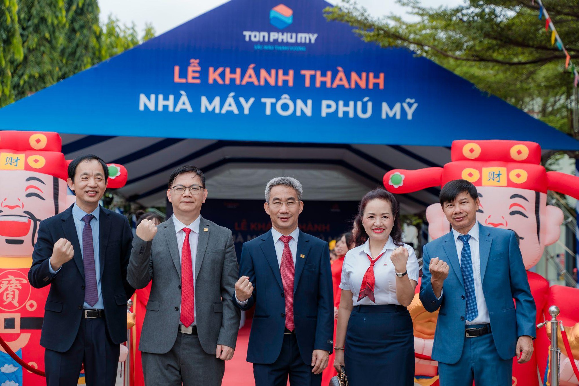 Khánh thành nhà máy Tôn Phú Mỹ – Hợp tác giữa VNSTEEL và Thiên Á Group- Ảnh 2.