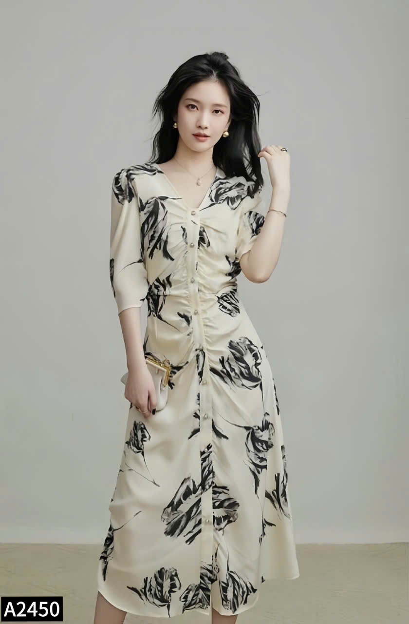 8 mẫu váy hoa dịu dàng, lãng mạn tựa tiết thời thu Hà Nội những ngày qua- Ảnh 6.