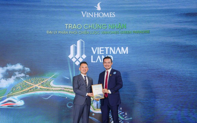 Công ty Vietnam Land trở thành Đại lý phân phối Vinhomes Green Paradise- Ảnh 1.
