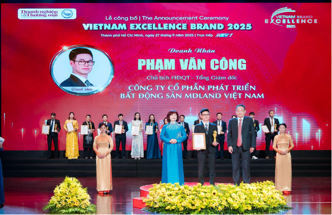 MDLand Việt Nam - TOP 10 Thương hiệu Xuất sắc Việt Nam 2025- Ảnh 3.