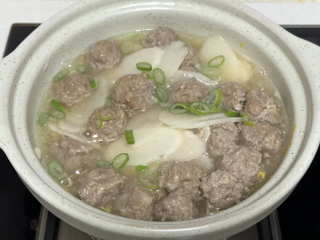 Canh củ mài thịt viên: Món ấm bụng cho mùa thu, nhẹ mà bổ, trẻ con cũng mê- Ảnh 5.