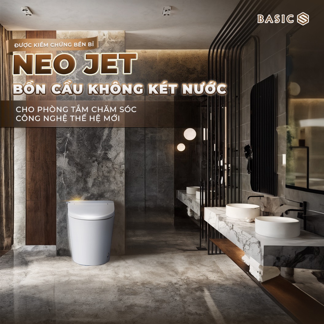 NEO JET - Bồn cầu không két nước, tối ưu phòng tắm hiện đại- Ảnh 2. NEO JET - Bồn cầu không két nước, tối ưu phòng tắm hiện đại- Ảnh 2.