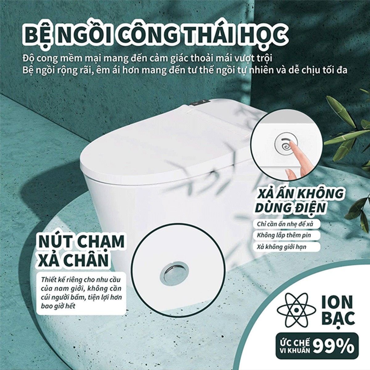 NEO JET - Bồn cầu không két nước, tối ưu phòng tắm hiện đại- Ảnh 4. NEO JET - Bồn cầu không két nước, tối ưu phòng tắm hiện đại- Ảnh 4.