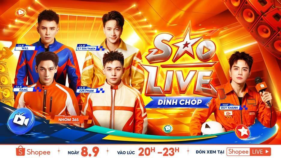 Shopee Sao Live Đỉnh Chóp tháng 9 đánh dấu màn tái hợp đỉnh cao của 365DABAND- Ảnh 1. Shopee Sao Live Đỉnh Chóp tháng 9 đánh dấu màn tái hợp đỉnh cao của 365DABAND- Ảnh 1.