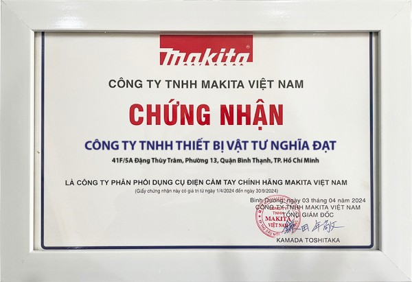 Nghĩa Đạt - Đại lý chính thức dụng cụ điện cầm tay Makita- Ảnh 2.