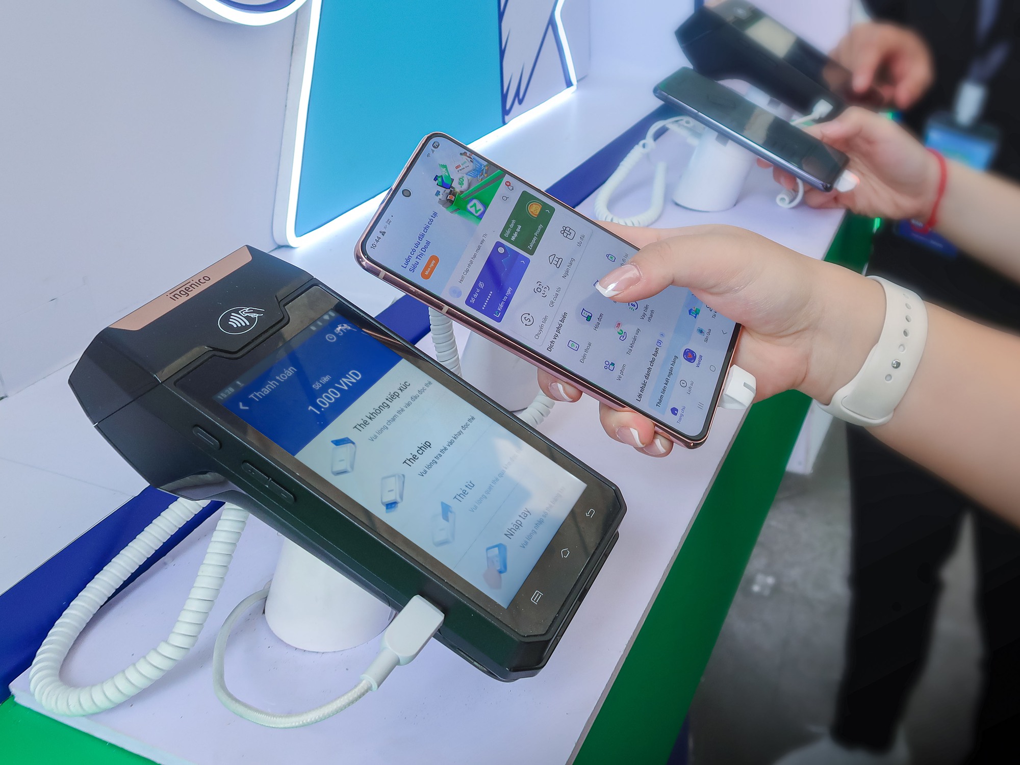 Tính năng Thanh Toán Chạm lần đầu được Zalopay giới thiệu tại New Year Fes- Ảnh 2.