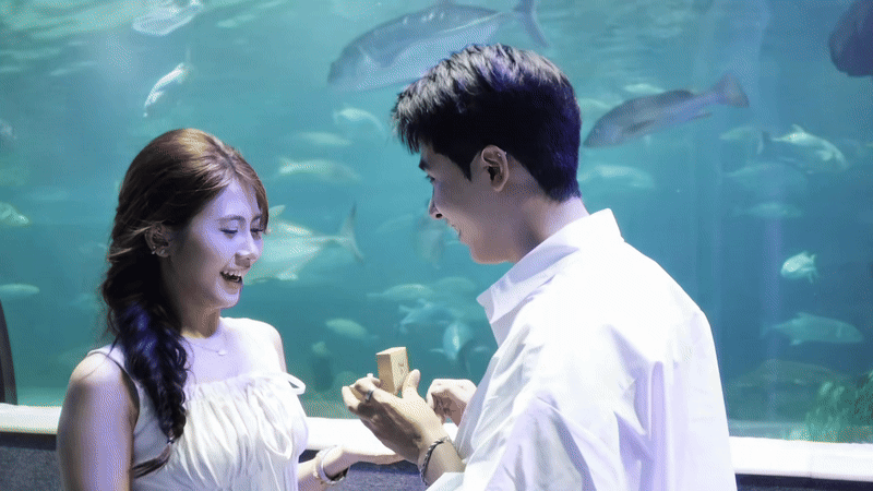 Rầm rộ clip diễn viên "Cách em 1 milimet" được bạn trai cũ cầu hôn từ 2 tháng trước?- Ảnh 1.