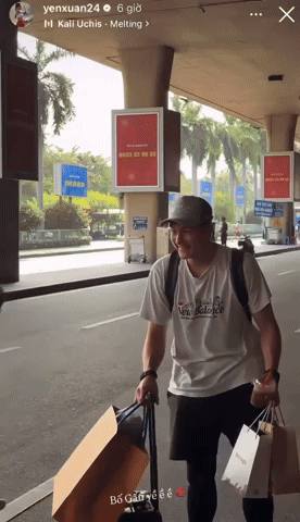 Yến Xuân bế con đến sân bay đón Lâm Tây, đoàn tụ sau drama bỏ 2 triệu thuê dọn nhà đón tết nhận kết "tồi"- Ảnh 1.