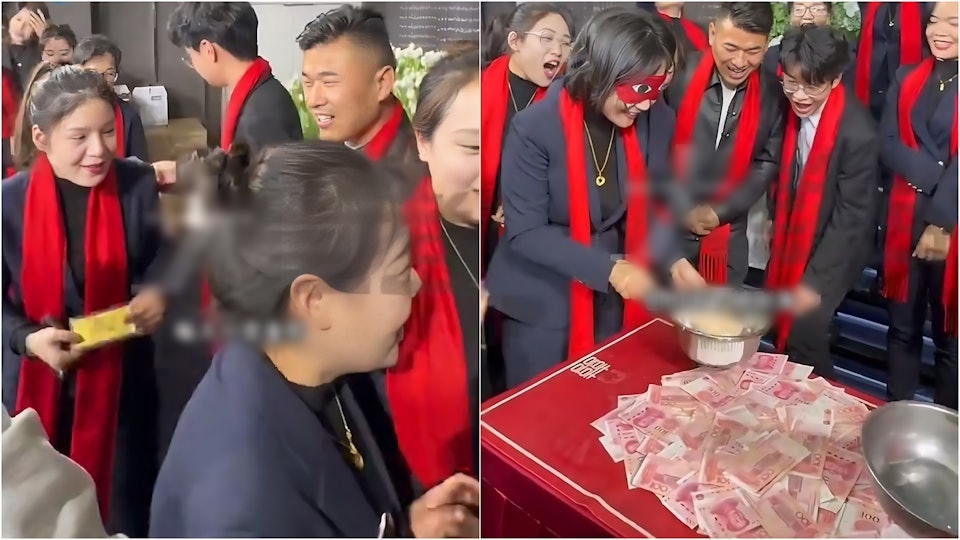 Sếp tặng mỗi nhân viên nhận 1 gam vàng, ai sinh con thứ 2 thưởng 75 triệu: Tiệc tất niên hot nhất lúc này- Ảnh 1.