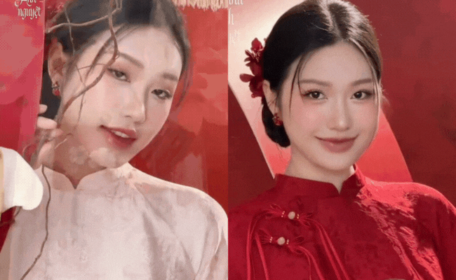 Doãn Hải My chụp tới 25 bộ áo dài tết, xinh đẹp nết na nhưng vẫn bị netizen chê "một màu" vì một lý do- Ảnh 1.