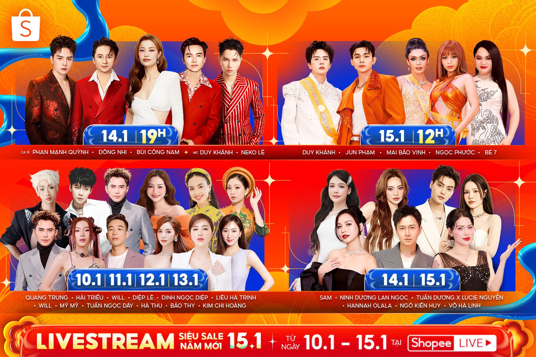 Chưa gì đã nôn nao đến Tết với dàn sao “vuýp” đổ bộ tại đại tiệc Shopee Live 15.1- Ảnh 4.