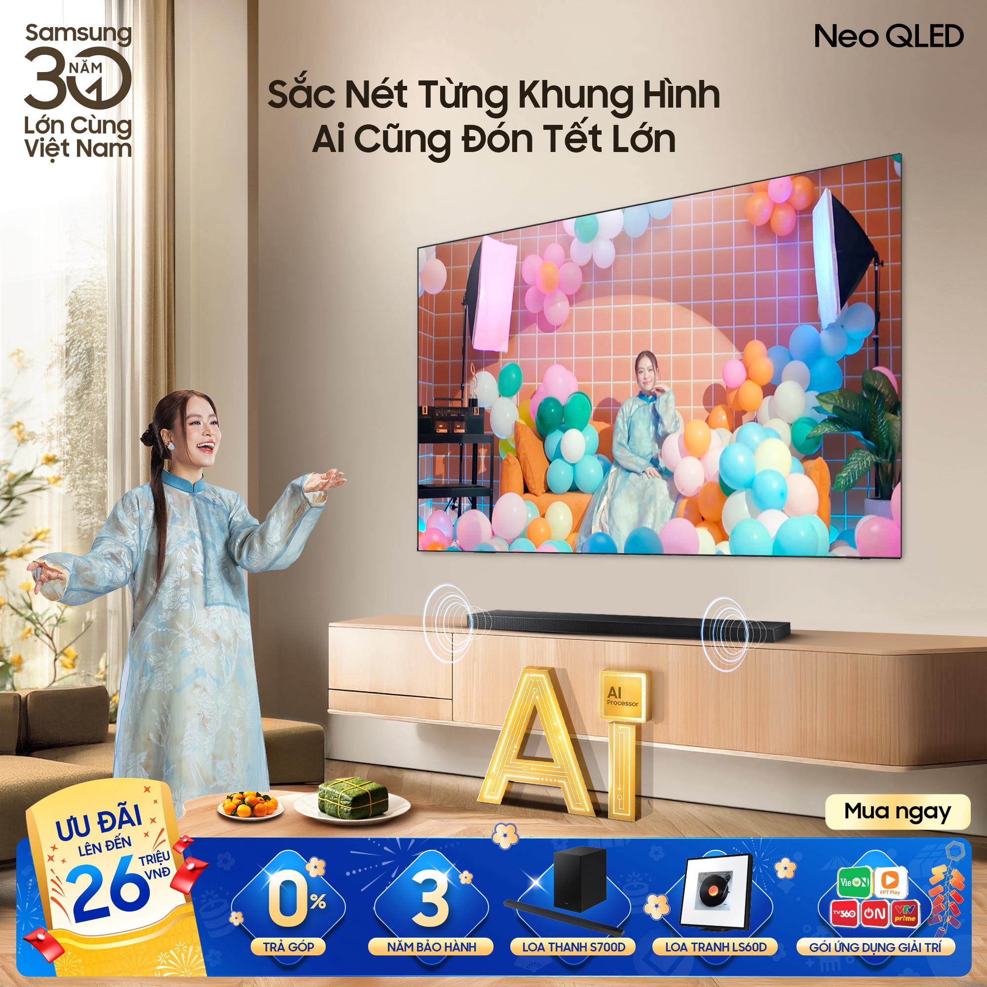 Tết lớn sum vầy, tận hưởng từng khoảnh khắc đỉnh cao cùng Samsung AI TV- Ảnh 2.