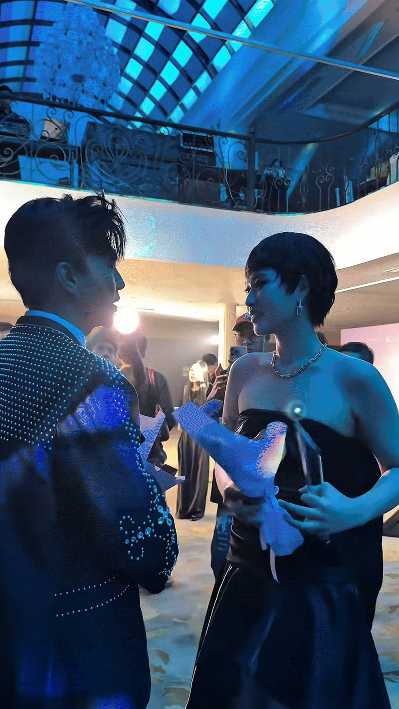 Đoàn Thiên Ân đụng mặt Steven Nguyễn hậu ồn ào, thái độ gây chú ý- Ảnh 1.