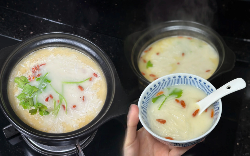 Bí quyết làm món "sữa trắng" từ cá diếc và củ cải: Thuốc bổ cho dạ dày, cả nhà tấm tắc khen ngon- Ảnh 1.