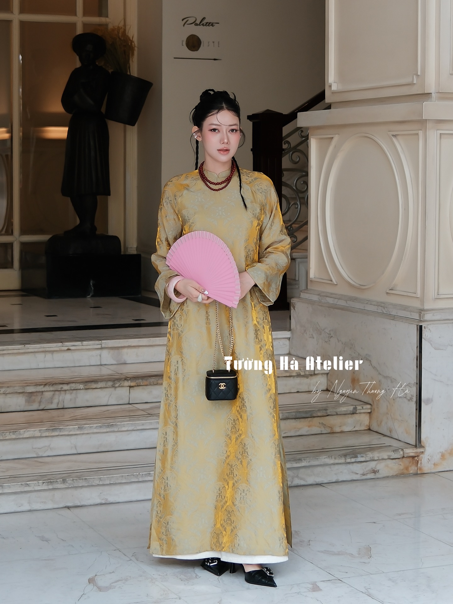 Bắt trend "phú bà" với phiên bản áo dài lụa satin bắt sáng: Giá chỉ từ 300k, nhìn thôi đã thấy chảnh- Ảnh 19.