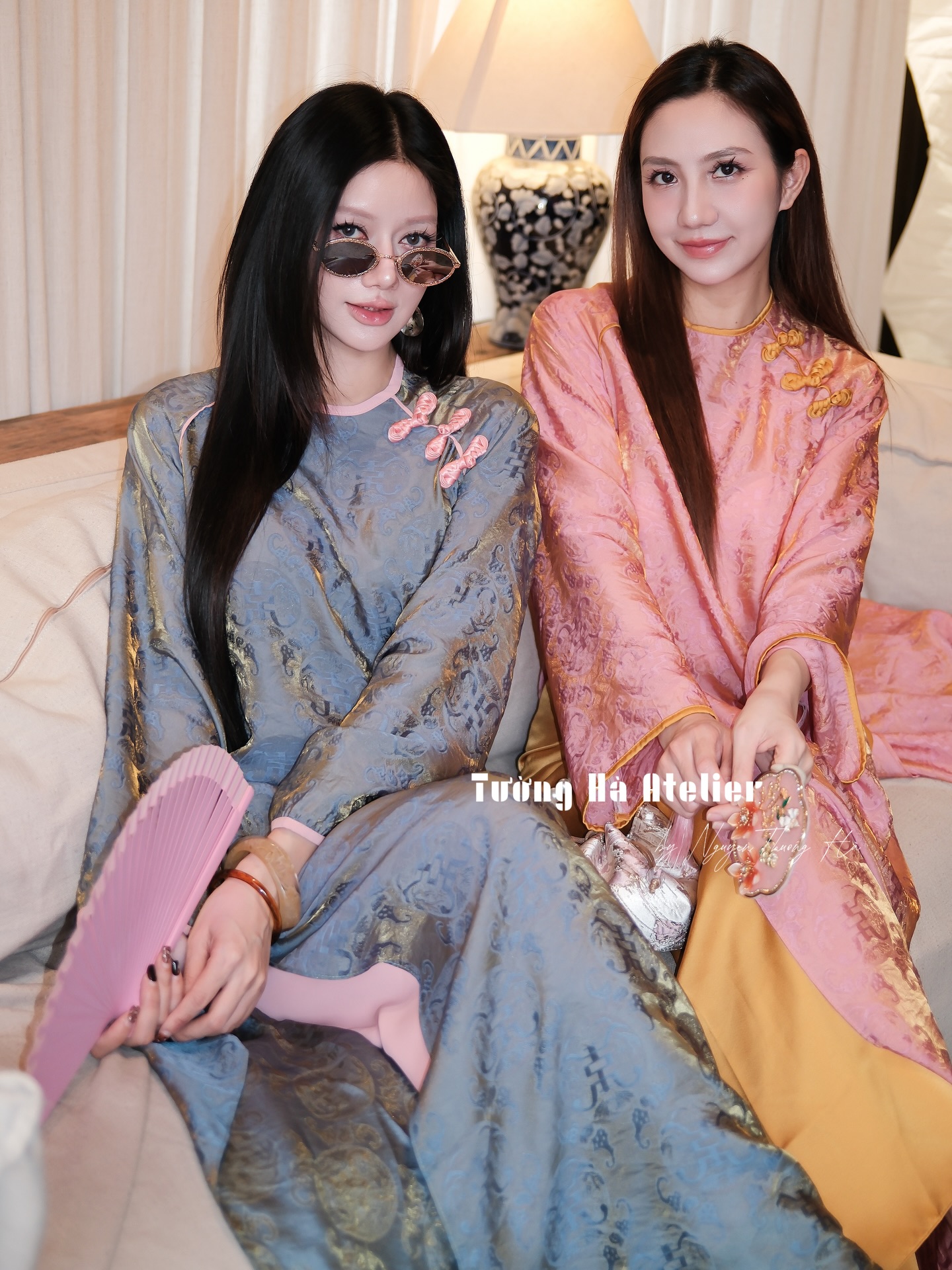 Bắt trend "phú bà" với phiên bản áo dài lụa satin bắt sáng: Giá chỉ từ 300k, nhìn thôi đã thấy chảnh- Ảnh 18.