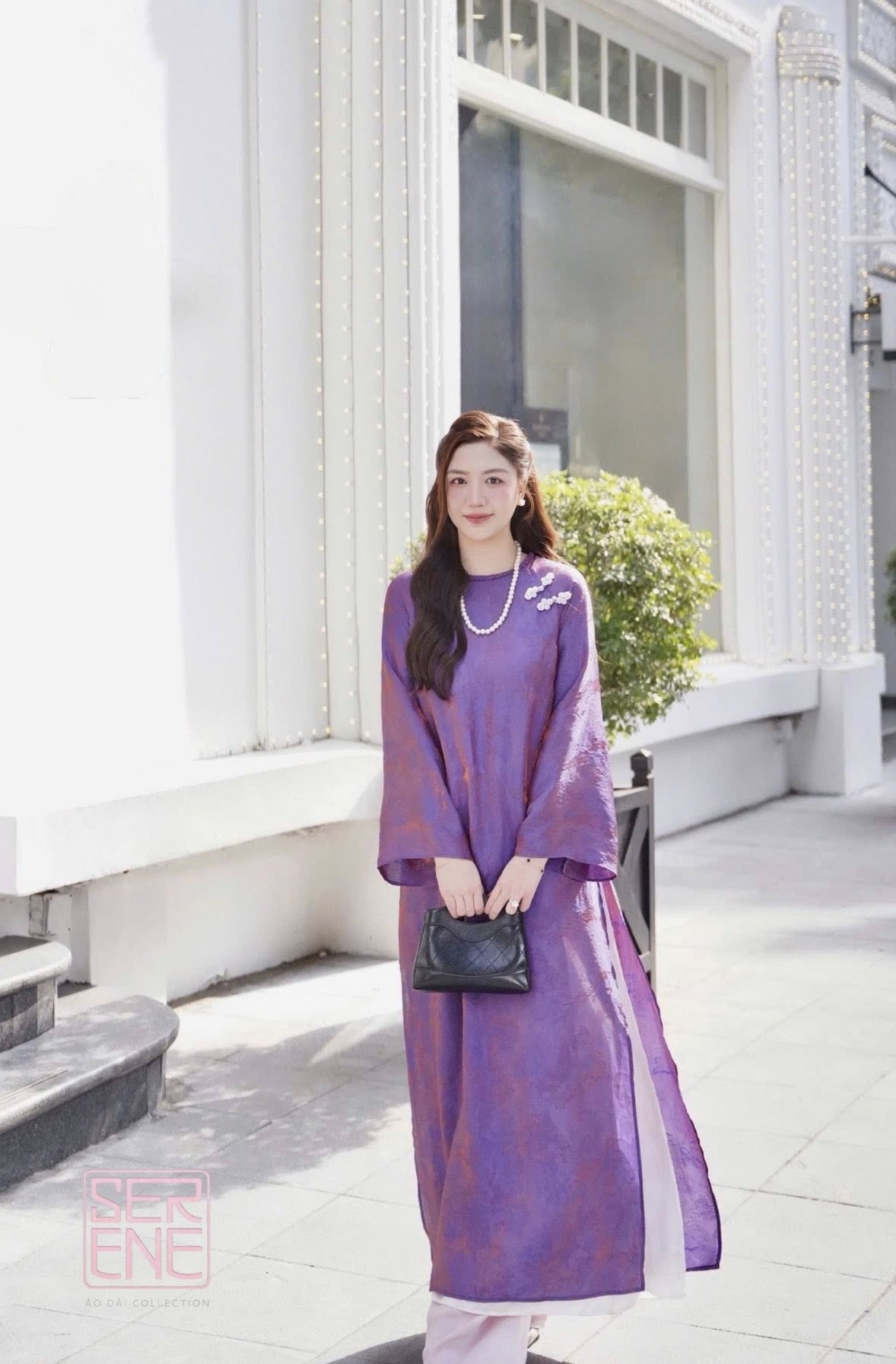 Bắt trend "phú bà" với phiên bản áo dài lụa satin bắt sáng: Giá chỉ từ 300k, nhìn thôi đã thấy chảnh- Ảnh 13.