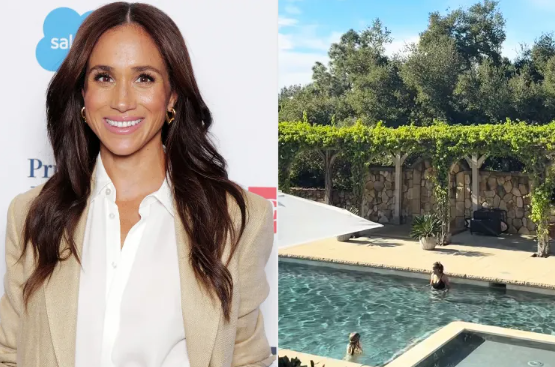 Công chúa nhỏ Lilibet tập bơi cùng bà ngoại, hé lộ góc bình yên bên trong dinh thự triệu đô của Meghan Markle- Ảnh 1.