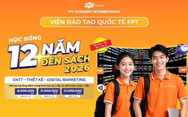 Học bổng “12 Năm Đèn Sách” năm 2026 mang lại gì cho thí sinh?- Ảnh 1. Học bổng “12 Năm Đèn Sách” năm 2026 mang lại gì cho thí sinh?- Ảnh 1.