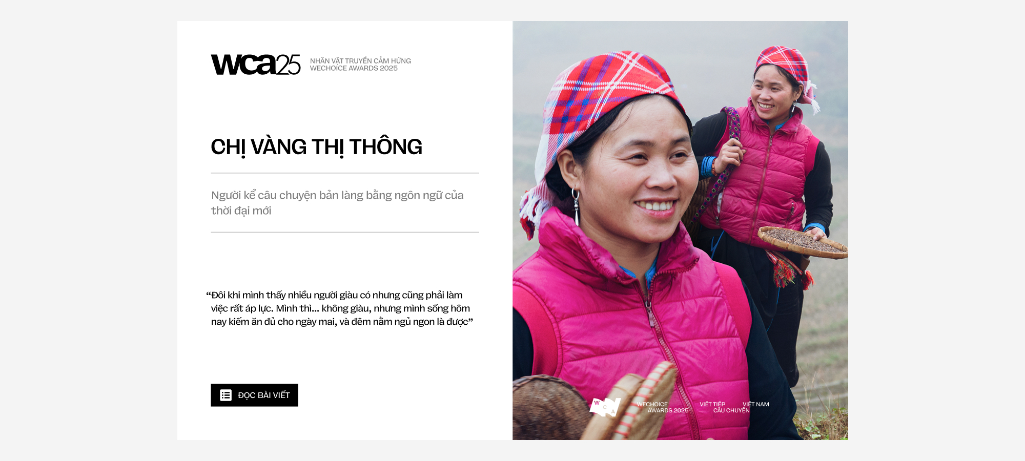 21 đề cử Nhân vật Truyền cảm hứng của WeChoice Awards 2025: Những người đang viết tiếp Việt Nam bằng câu chuyện của mình- Ảnh 8.