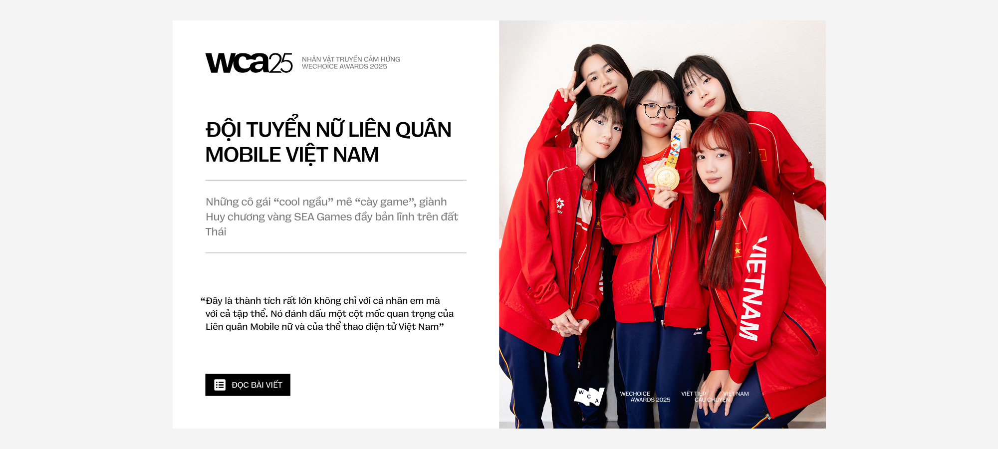 21 đề cử Nhân vật Truyền cảm hứng của WeChoice Awards 2025: Những người đang viết tiếp Việt Nam bằng câu chuyện của mình- Ảnh 15.