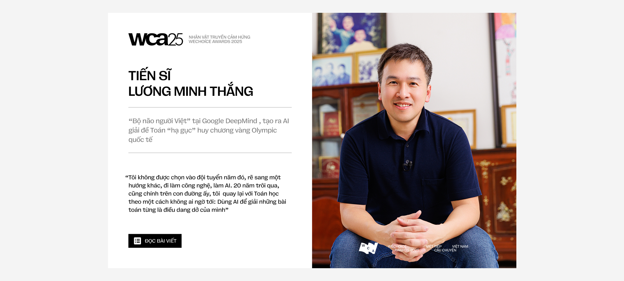 21 đề cử Nhân vật Truyền cảm hứng của WeChoice Awards 2025: Những người đang viết tiếp Việt Nam bằng câu chuyện của mình- Ảnh 22.