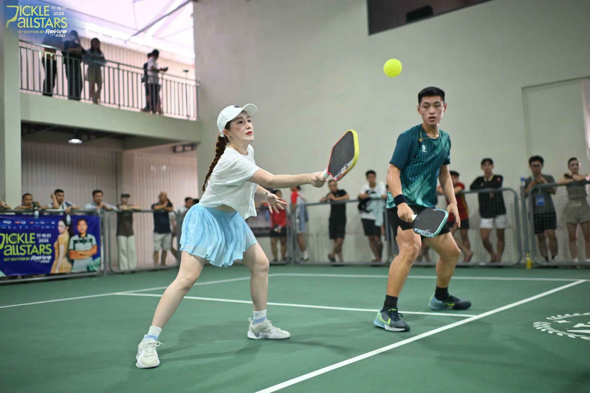 “Các bóng hồng” tỏa sáng tại Pickle Allstars: Khi sắc đẹp bước vào sân đấu pickleball- Ảnh 7. “Các bóng hồng” tỏa sáng tại Pickle Allstars: Khi sắc đẹp bước vào sân đấu pickleball- Ảnh 7.