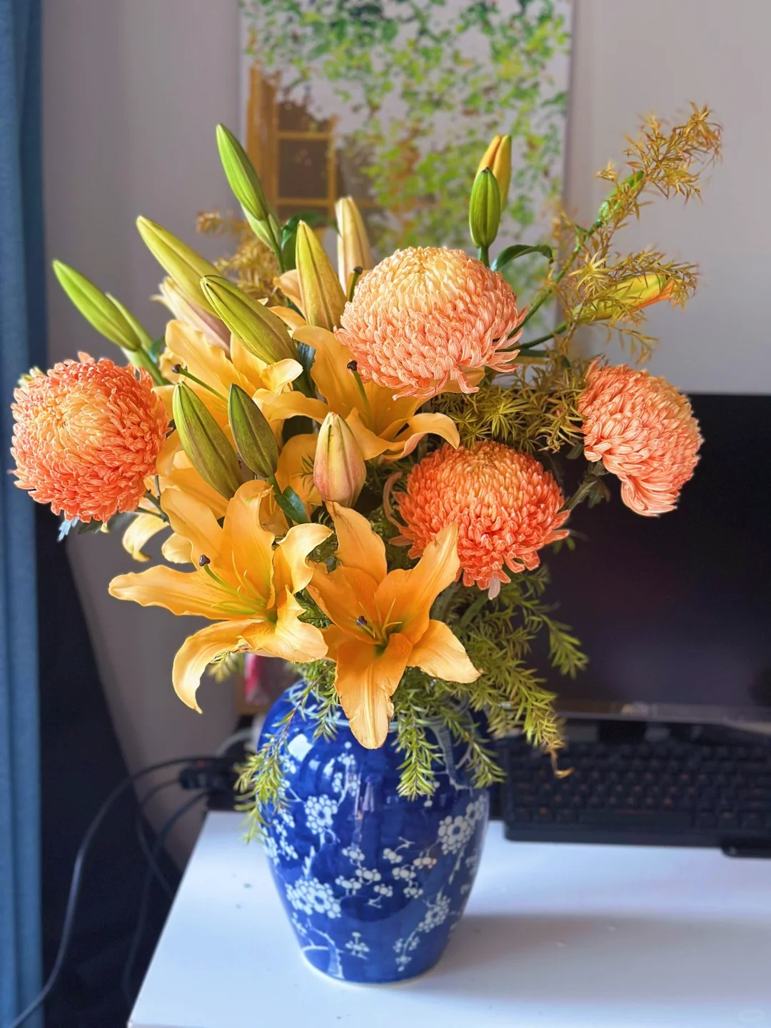 Chi hơn 300k rước bình hoa "khổng lồ" về nhà: Loài hoa định nghĩa lại hai chữ "phú quý" cho phòng khách ngày xuân- Ảnh 25.