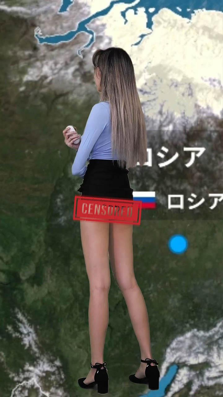 Hot girl hóa thân "cô gái thời tiết" nhưng bất ngờ gặp sự cố trang phục- Ảnh 5. Hot girl hóa thân "cô gái thời tiết" nhưng bất ngờ gặp sự cố trang phục- Ảnh 5.