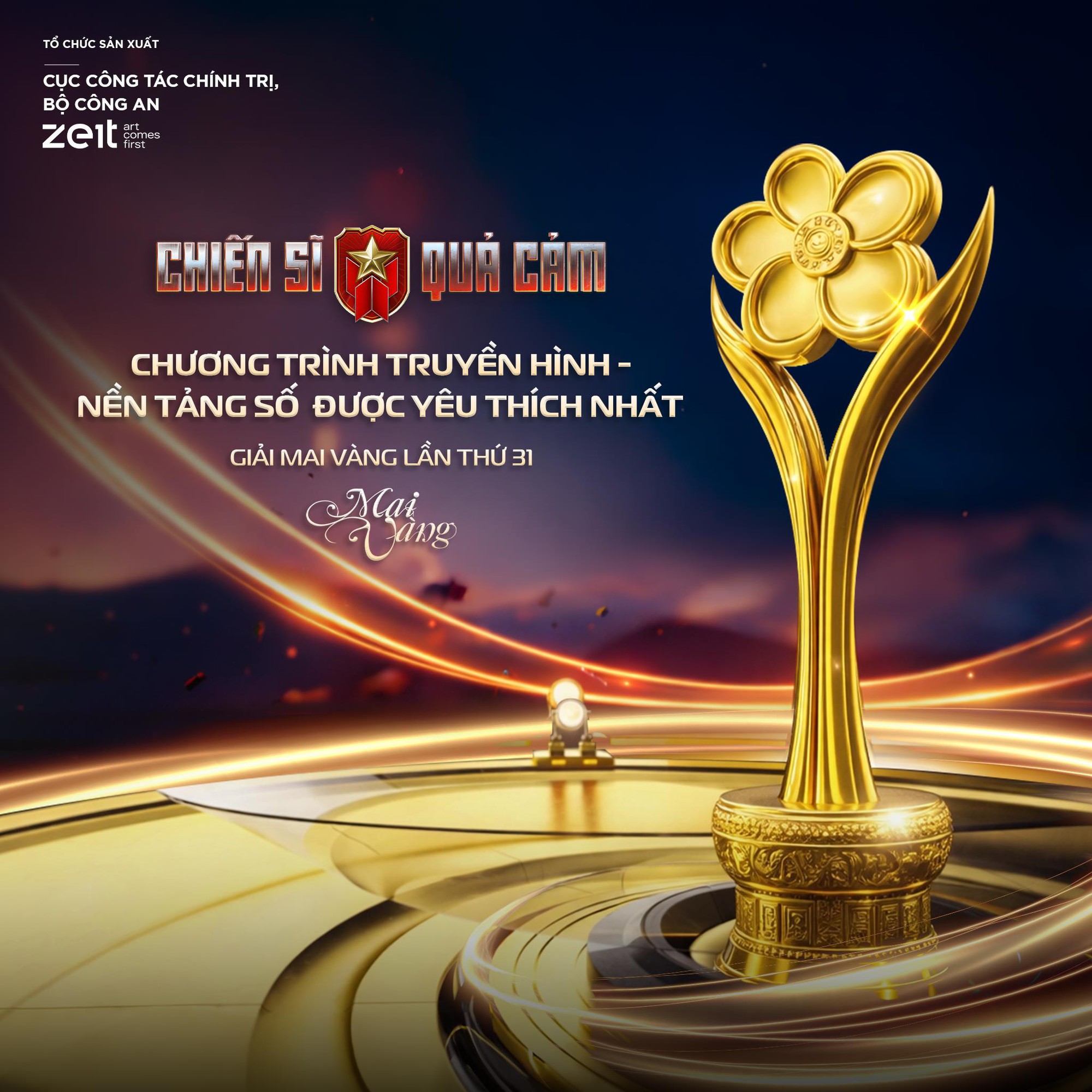 Chiến Sĩ Quả Cảm là chương trình truyền hình được khán giả yêu thích nhất tại Mai Vàng lần thứ 31- Ảnh 2.