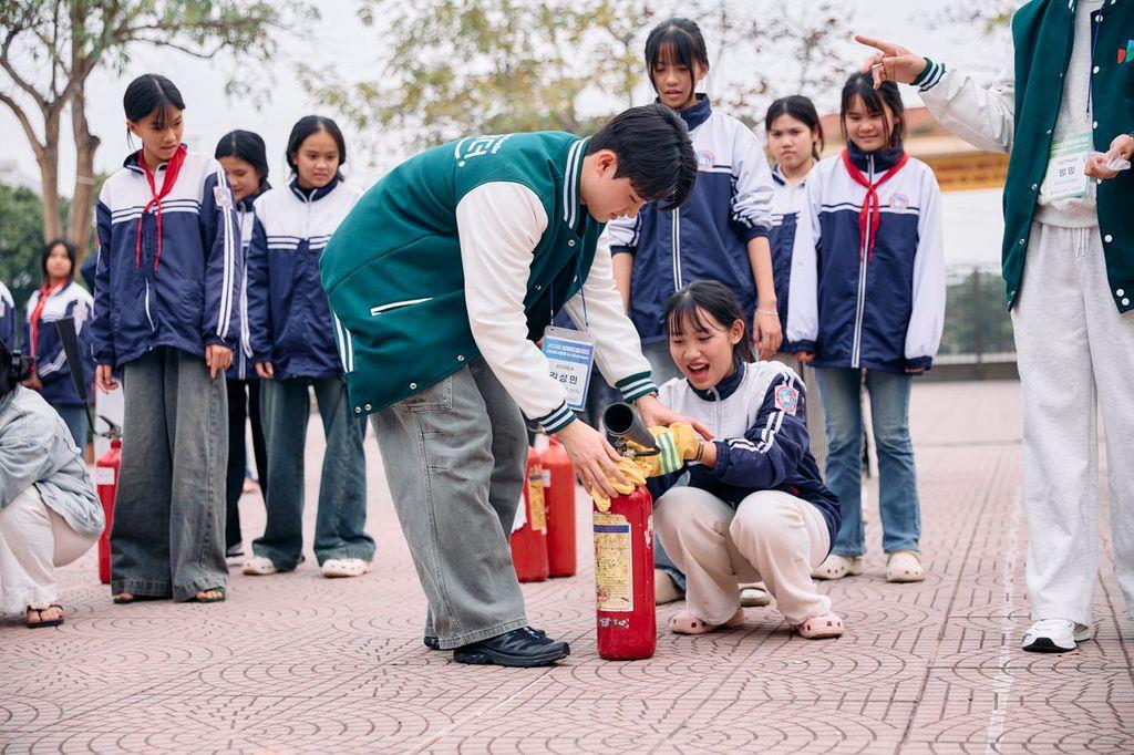 Chương trình tình nguyện quốc tế Việt – Hàn DB Dream Leader lan tỏa tinh thần “an toàn gắn kết” tại tỉnh Phú Thọ- Ảnh 2.