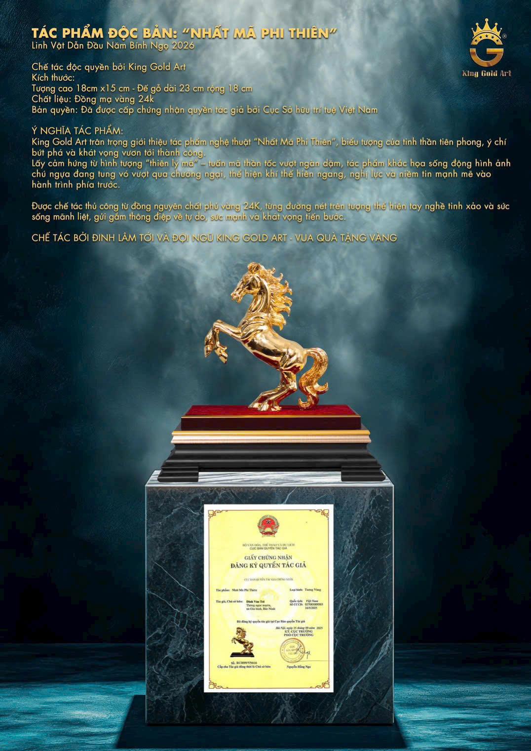 Bộ quà Tết Bính ngọ 2026 "Nhất mã phi thiên" hút giới doanh nhân- Ảnh 2.