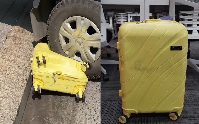 Dân mạng truy tìm danh tính chiếc vali “chấp cả ô tô” đang viral: Test độ bền thật hay chiêu trò?- Ảnh 1. Dân mạng truy tìm danh tính chiếc vali “chấp cả ô tô” đang viral: Test độ bền thật hay chiêu trò?- Ảnh 1.