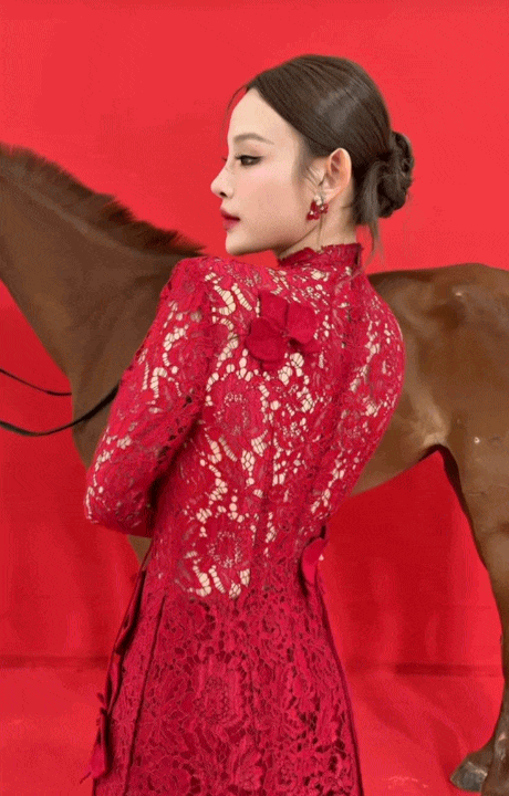 Vì sao áo dài ren được dự đoán là “át chủ bài” mùa Tết 2026?- Ảnh 22. Vì sao áo dài ren được dự đoán là “át chủ bài” mùa Tết 2026?- Ảnh 22.