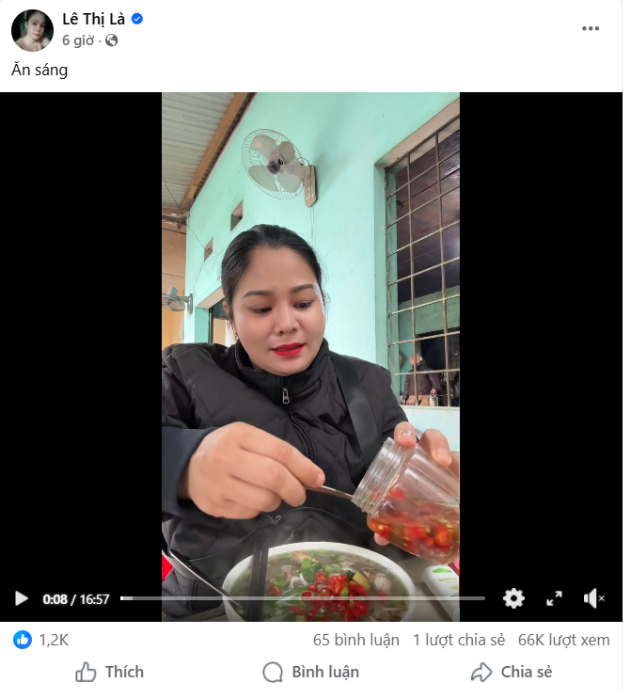 Chị Lê Thị Là: Sức hút từ những khoảnh khắc đời thường, thu hút hơn 400.000 người theo dõi- Ảnh 2.