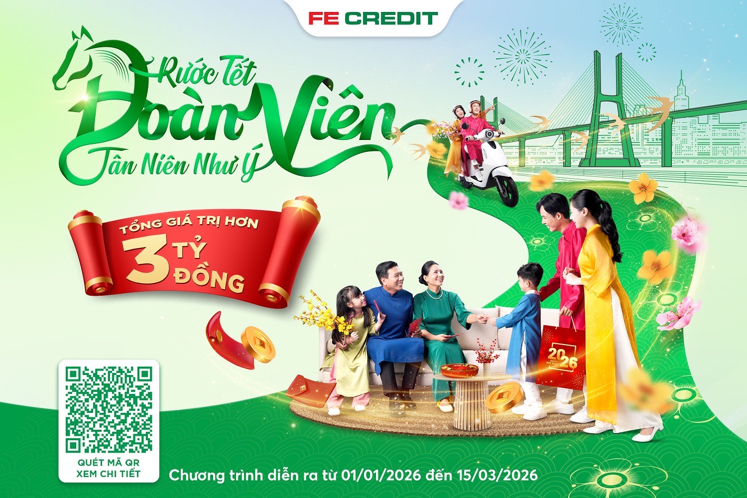 FE CREDIT đồng hành mùa Tết đoàn viên với gần 3.000 phần quà giá trị- Ảnh 2.