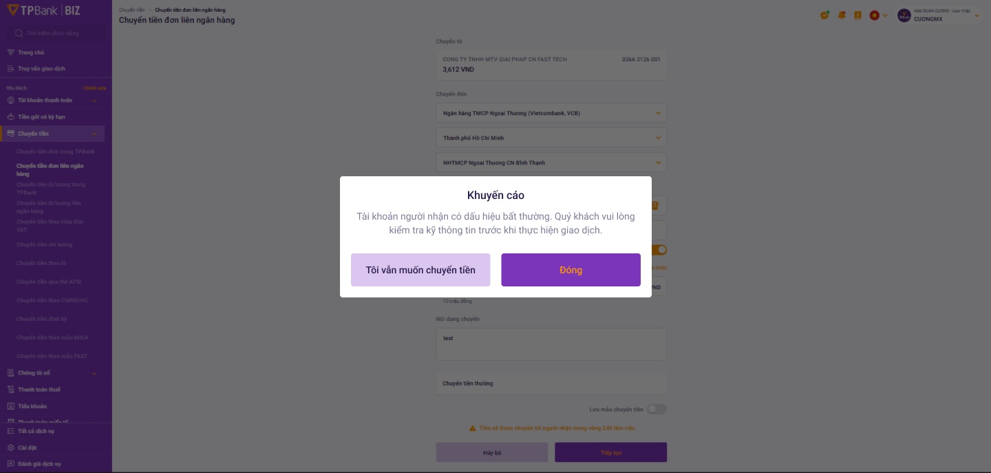 Giao dịch nhanh mùa Tết, TPBank tiên phong trong tạo “hàng rào số” bảo vệ người dùng - Ảnh 4.