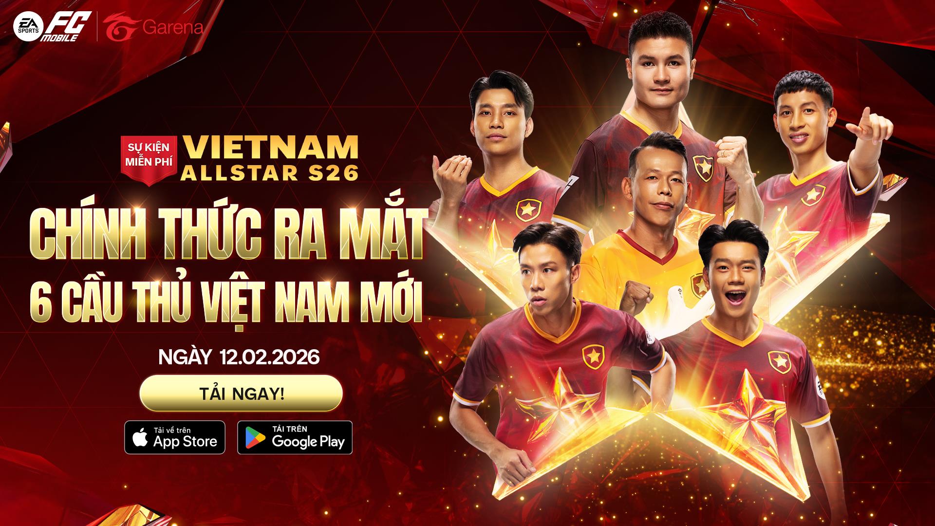 EA SPORTS FC Mobile Việt Nam tung sự kiện “Tết Đủ Đầy”: Lì xì lên tới 22.026 Đá Quý, dàn sao Việt hội tụ đón xuân 2026 - Ảnh 2.
