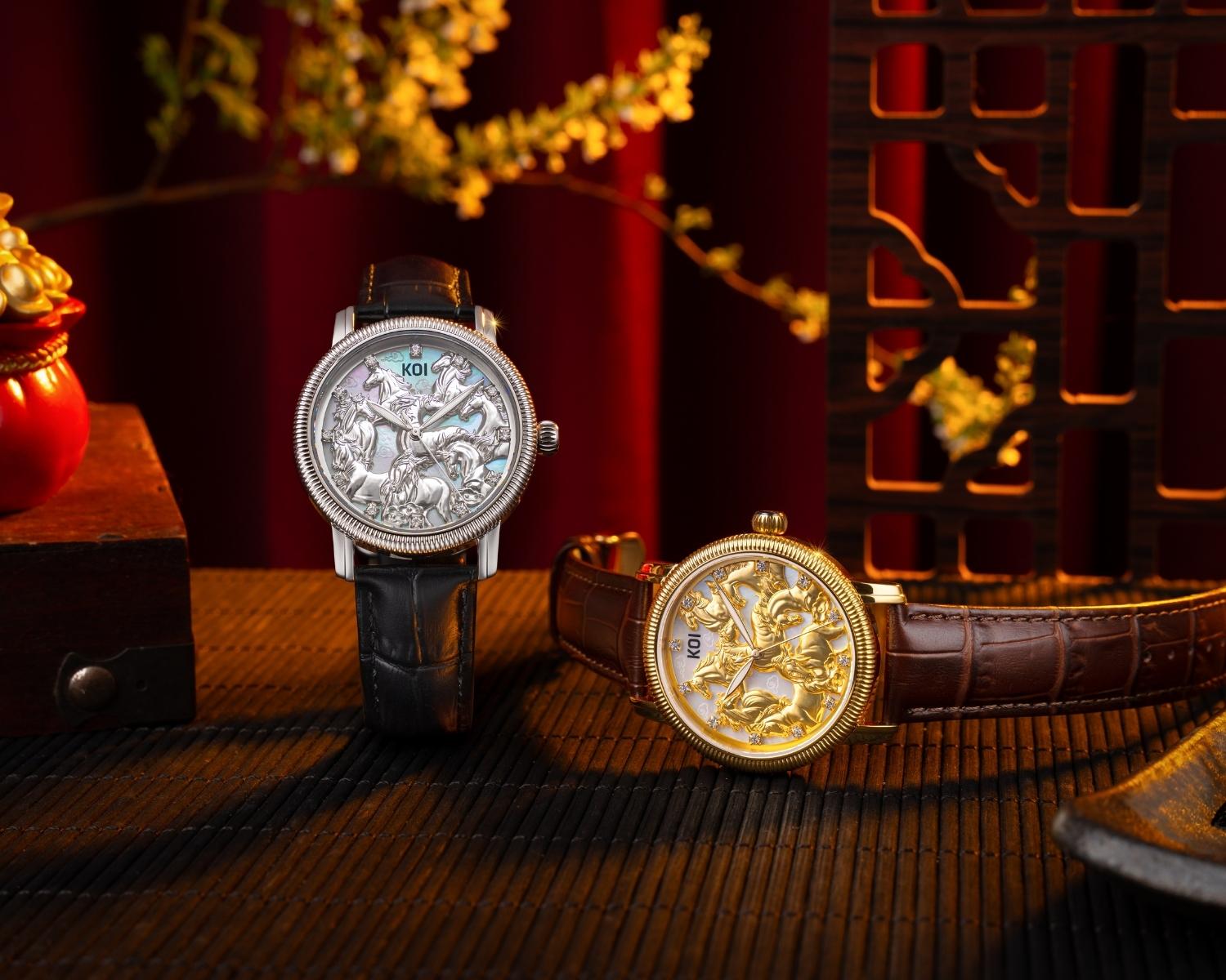 Diễn viên Trung Dũng đeo đồng hồ KOI Bát Mã gây sốt - Ảnh 2.