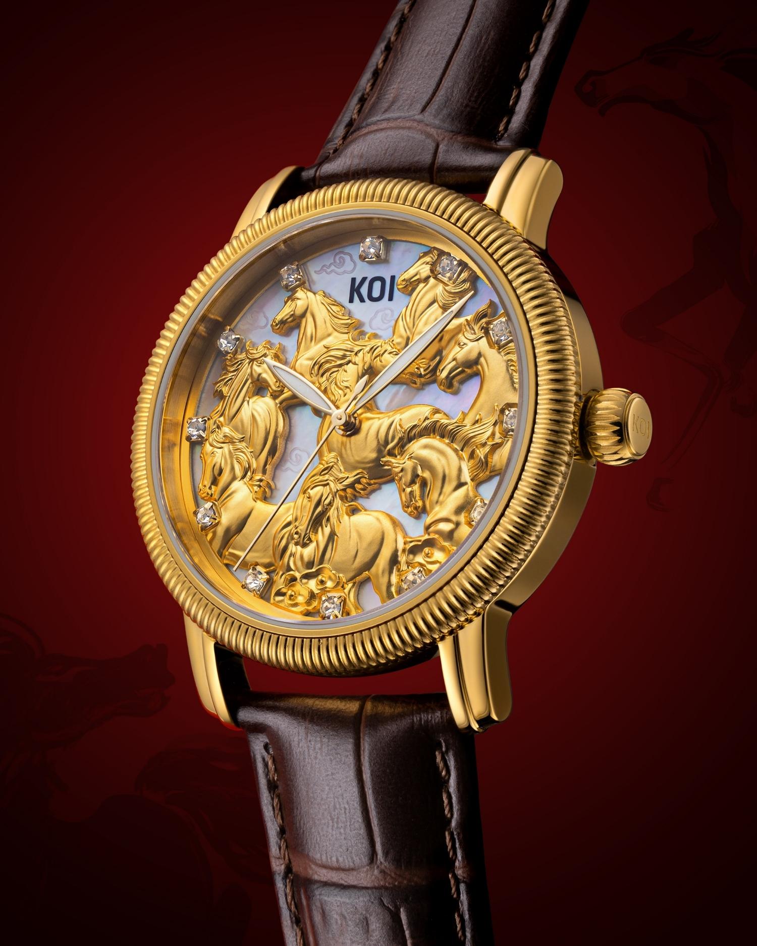 Diễn viên Trung Dũng đeo đồng hồ KOI Bát Mã gây sốt - Ảnh 3.