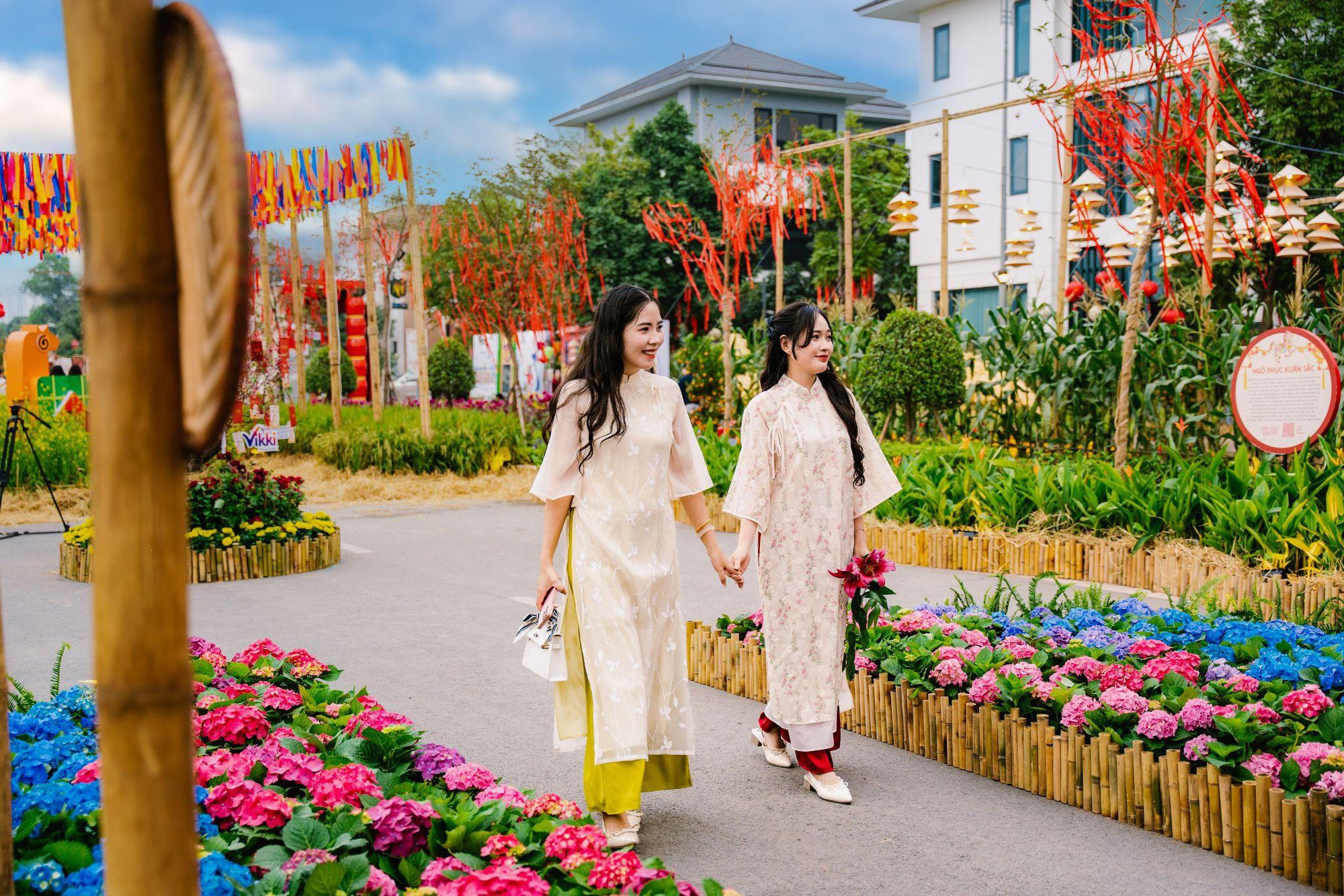 Giải mã Đường hoa Home Hanoi Xuan 2026: Tọa độ du xuân mới đang được giới trẻ Hà Nội rủ nhau check-in - Ảnh 4.