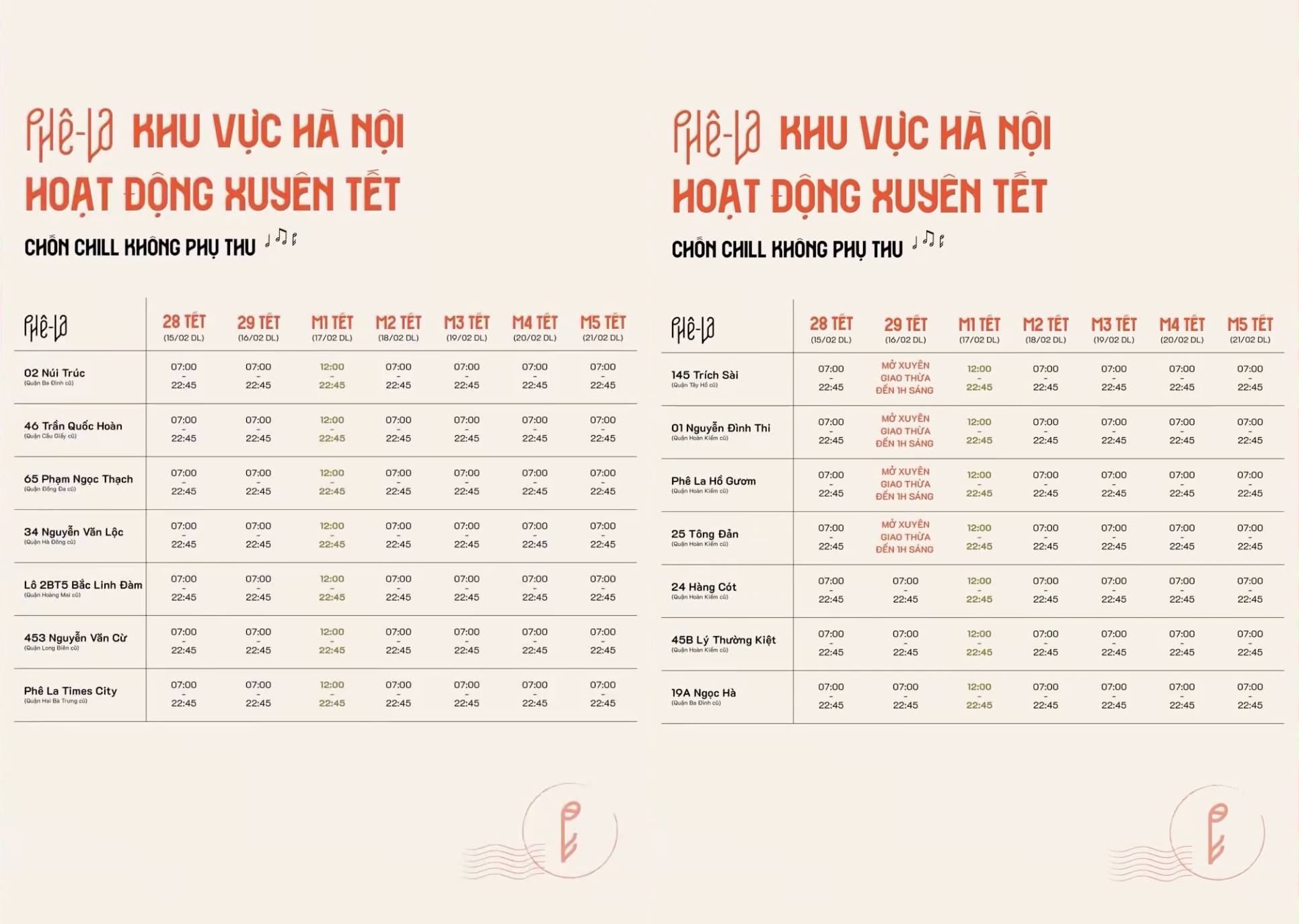 Một loạt hàng cà phê Hà Nội ra thông báo gấp ngay trước Tết- Ảnh 2.