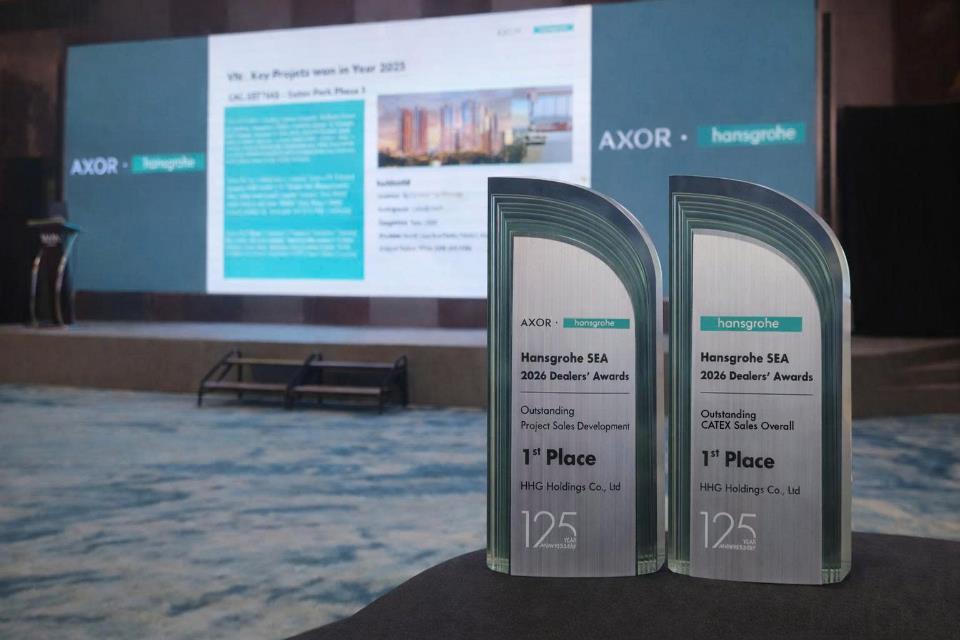 Bước tiến quốc tế: HHG được Hansgrohe vinh danh với 2 giải thưởng lớn- Ảnh 2.