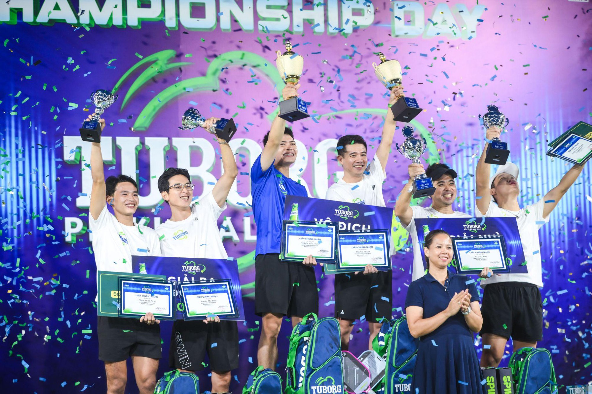 Lộ diện hai đội "lên ngôi" trong đêm chung kết Tuborg Pickleball FINAL Championship - Ảnh 6.