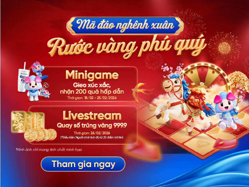 Cơ hội nhận vàng 999.9 đầu năm cùng minigame Tết của Bảo hiểm VietinBank - Ảnh 1.