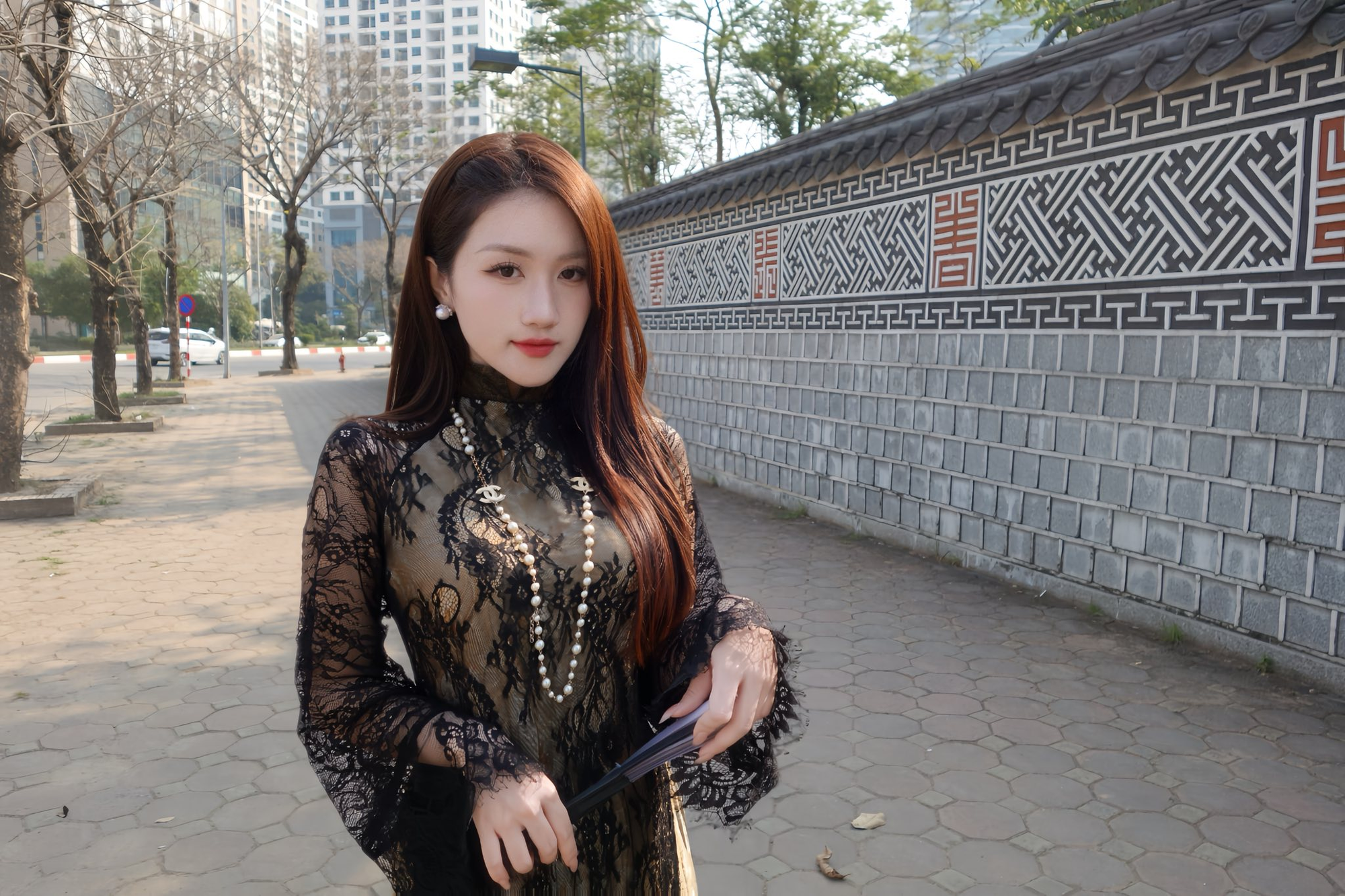 "Chốt hạ" cuối năm bằng bộ ảnh áo dài, MC Linh Nắng khiến triệu anh em game thủ mê mệt - Ảnh 4.