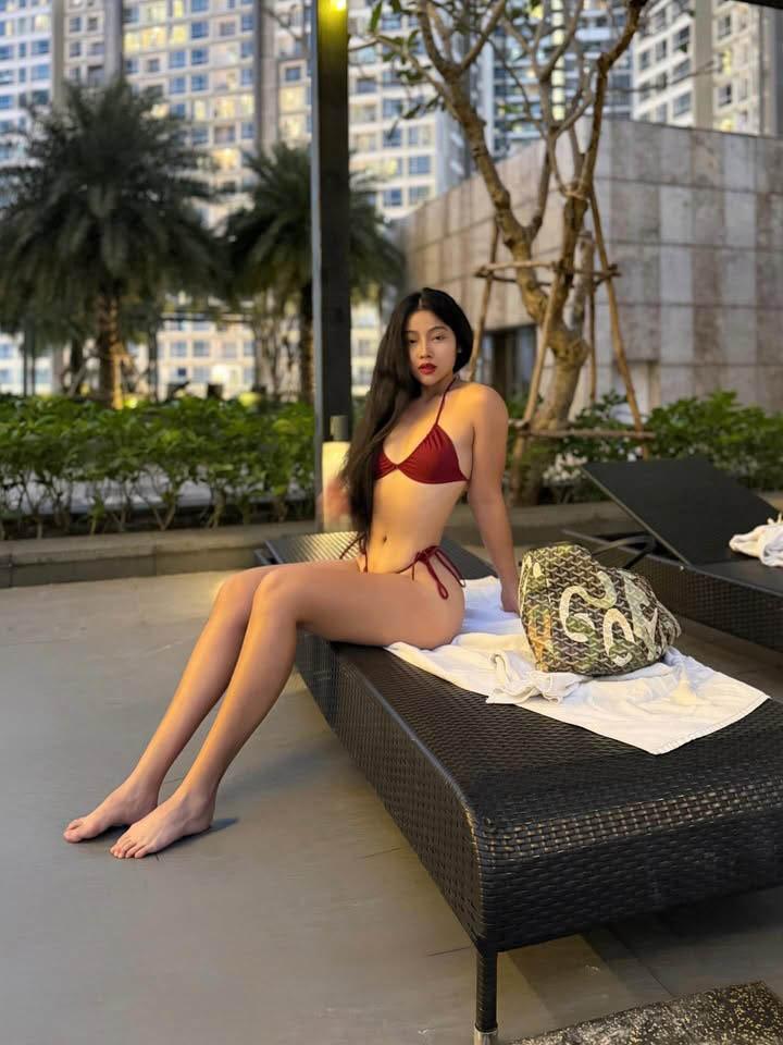 Hot girl phòng gym đem cả tạ về quê tập xuyên Tết, quyết tâm giữ 3 vòng bốc lửa dù ăn “thả phanh”- Ảnh 4.