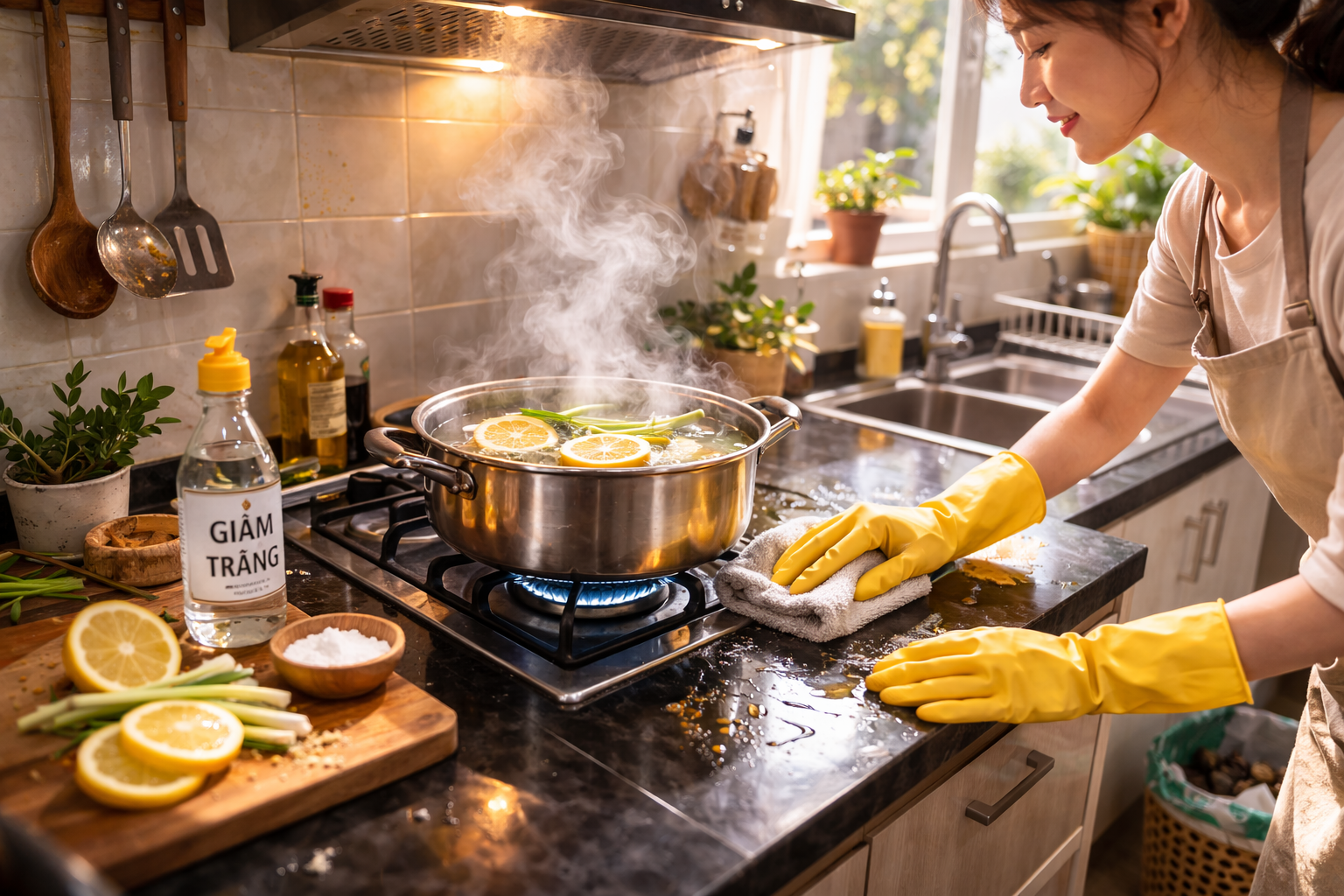 Sau mùng 3, bếp nhà tôi ám mùi đến mức mở cửa vẫn không hết - cho đến khi thử cách này - Ảnh 2.